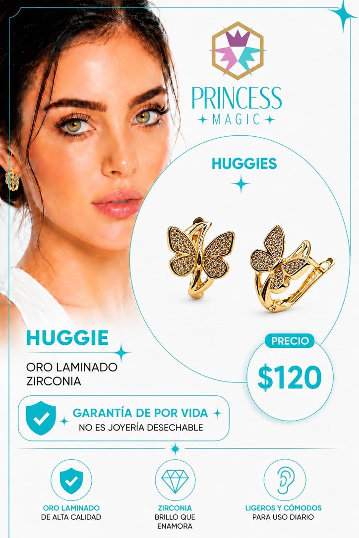 Arete Huggie Mariposa Aurora