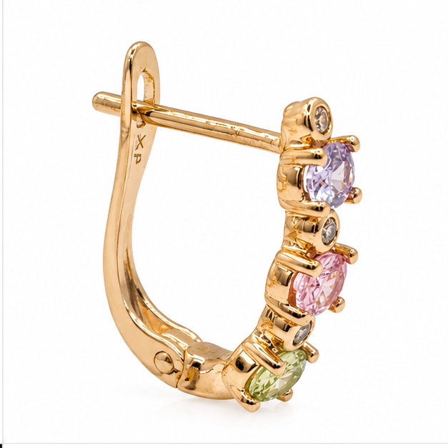 Arete Multizirconia Oro Laminado 18K | Princess Magic