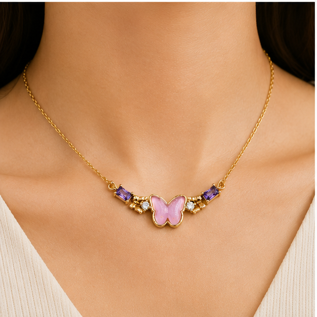 Collar Mariposa Aurora