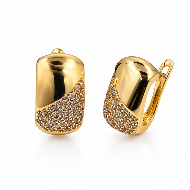 Arete Huggie Aurora Dorada