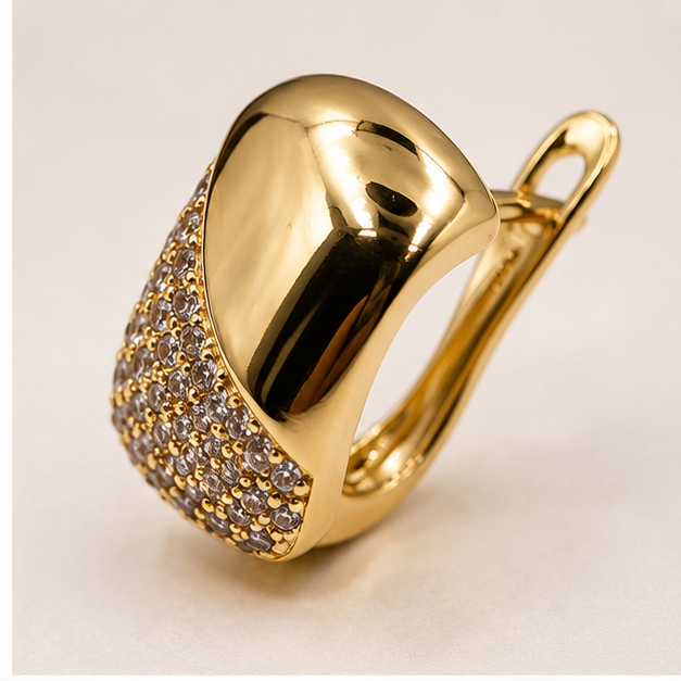 Arete Huggie Aurora Dorada