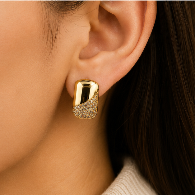 Arete Huggie Aurora Dorada