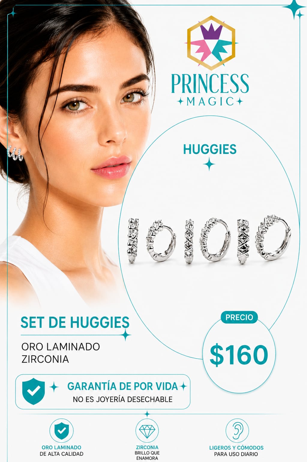 Set de Huggies Plata Clásica