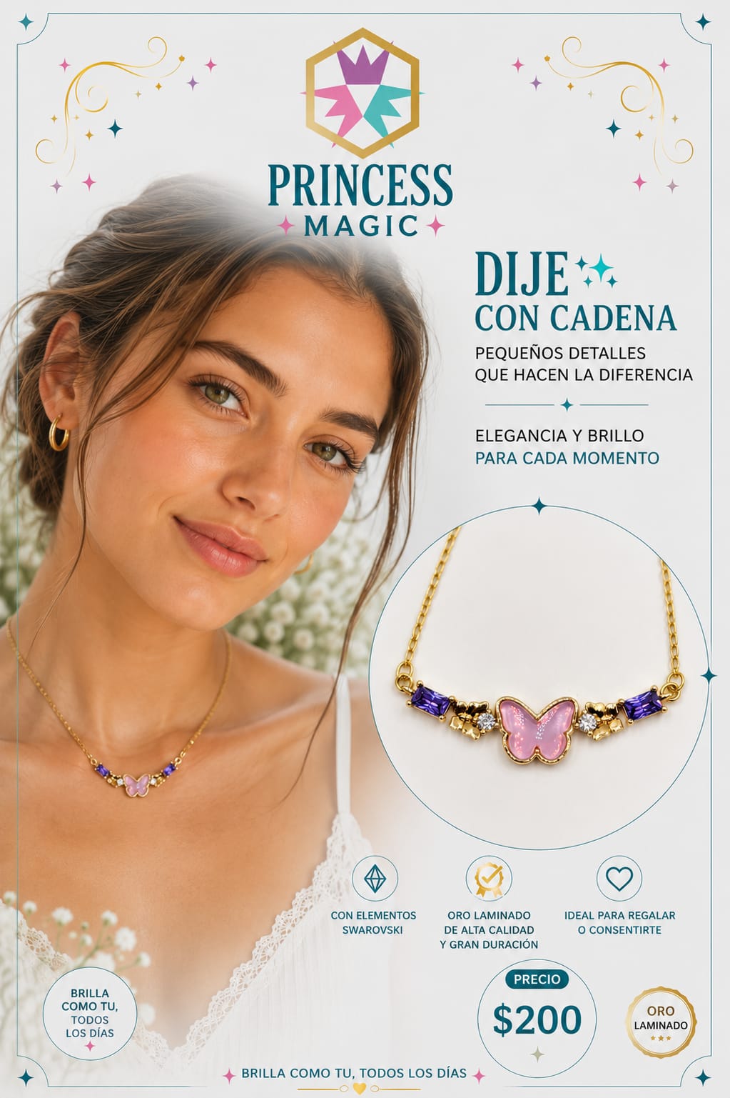 Collar Mariposa Aurora
