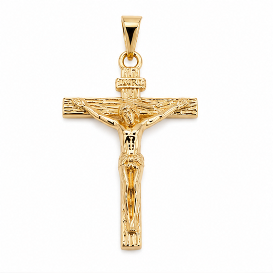 Dije Oro Laminado Cristo Redentor Clásico | Princess Magic