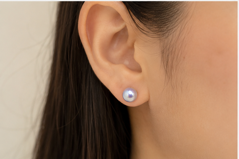 ✨ Arete de Perla Clásico Oro Laminado 18K Tipo Stud | PrincessMagic
