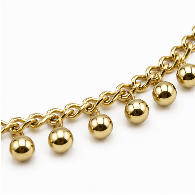 Pulsera de Bolitas Acero Inoxidable | Princess Magic