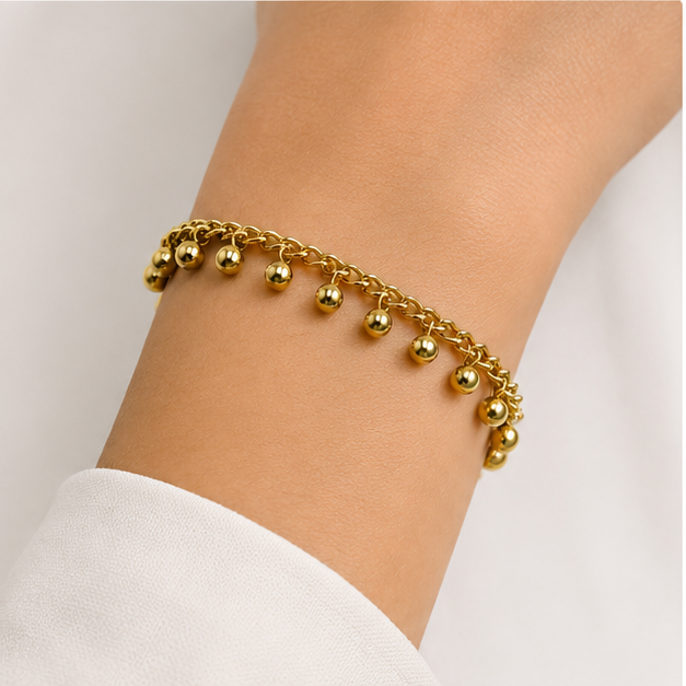 Pulsera de Bolitas Acero Inoxidable | Princess Magic