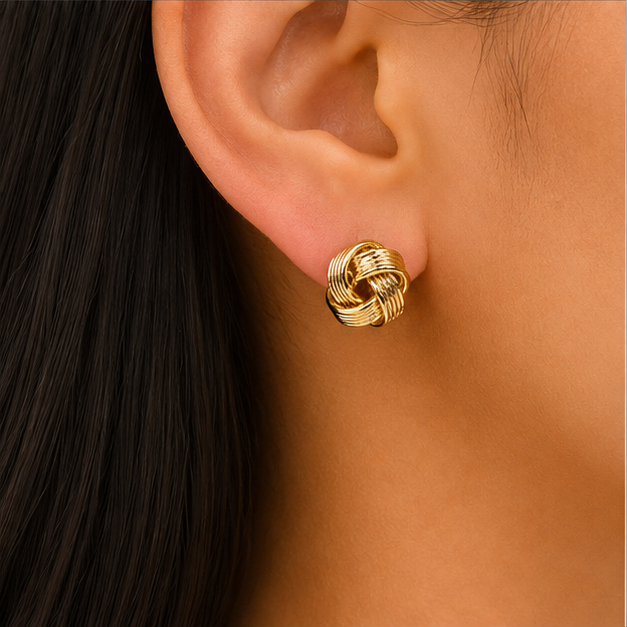 Broquel Nudo Clásico Oro Laminado 18K | Princess Magic